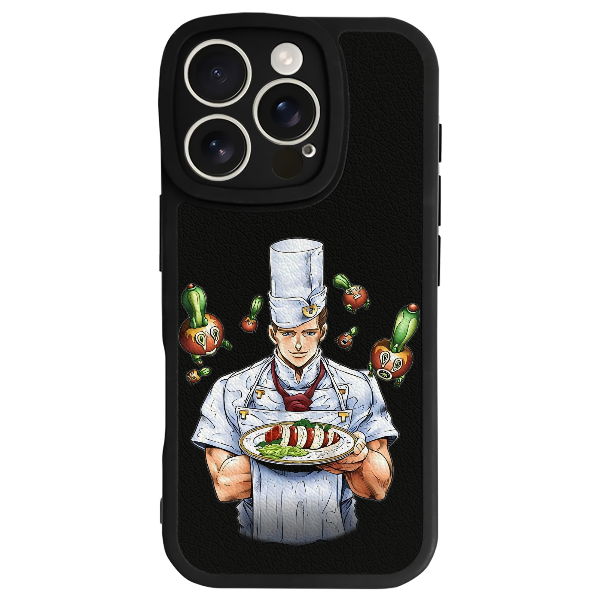 （画像用） ジョジョの奇妙な冒険 Tonio Trussardi JoJo's Bizarre Adventure トニオ?トラッサルディ 【iPhone 16シリーズ対応】シリコンスマホケース（レザー調） 材質：シリコン